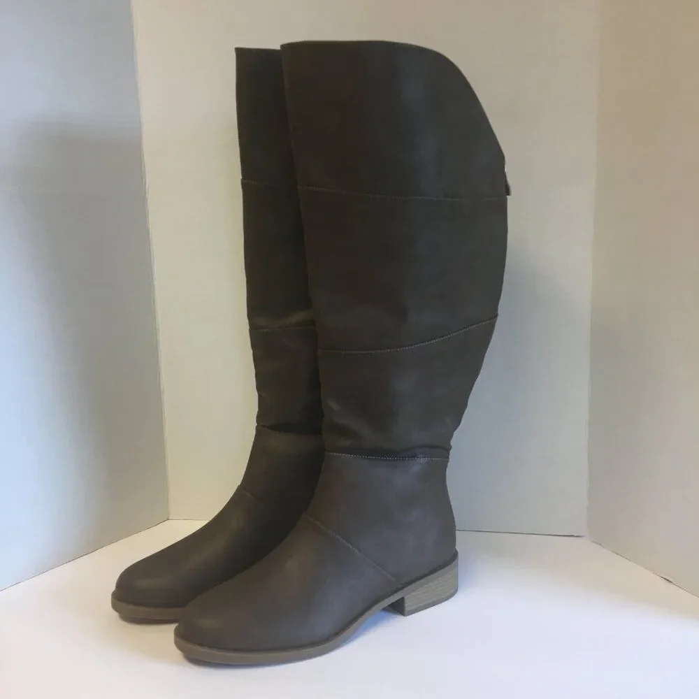 Over The Knee Boots Size 10 Dark Brown Riding